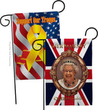 Her Majesty QE II - Expression Inspirational Vertical Impressions Decorative Flags HG180340 Made In USA