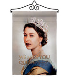 We miss you - Sympathy Inspirational Horizontal Impressions Decorative Flags HG180309 Made In USA