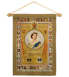 The Coronation Regalia - Expression Inspirational Vertical Impressions Decorative Flags HG180312 Made In USA