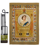 The Coronation Regalia - Expression Inspirational Vertical Impressions Decorative Flags HG180312 Made In USA