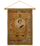 The Coronation Regalia - Expression Inspirational Vertical Impressions Decorative Flags HG180312 Made In USA