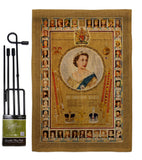 The Coronation Regalia - Expression Inspirational Vertical Impressions Decorative Flags HG180312 Made In USA