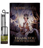 Thank You For The Memories - Expression Inspirational Vertical Impressions Decorative Flags HG180314 Made In USA