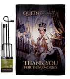 Thank You For The Memories - Expression Inspirational Vertical Impressions Decorative Flags HG180314 Made In USA