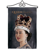 Queen Elizabeth II - Expression Inspirational Vertical Impressions Decorative Flags HG180315 Made In USA