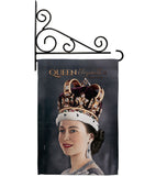 Queen Elizabeth II - Expression Inspirational Vertical Impressions Decorative Flags HG180315 Made In USA