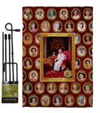 HM Queen Elizabeth II - Expression Inspirational Vertical Impressions Decorative Flags HG180316 Made In USA