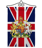 Coat Of Arms Of United Kingdom - Expression Inspirational Vertical Impressions Decorative Flags HG180324 Made In USA