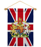 Coat Of Arms Of United Kingdom - Expression Inspirational Vertical Impressions Decorative Flags HG180324 Made In USA