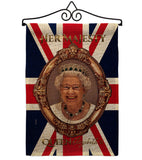 Her Majesty QE II - Expression Inspirational Vertical Impressions Decorative Flags HG180340 Made In USA