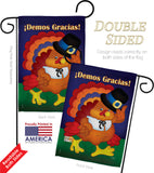 ¡Demos Gracias! - Thanksgiving Fall Vertical Impressions Decorative Flags HG113037S Made In USA