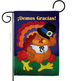 ¡Demos Gracias! - Thanksgiving Fall Vertical Impressions Decorative Flags HG113037S Made In USA