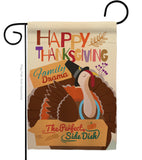 Perfect Side Dish - Thanksgiving Fall Vertical Impressions Decorative Flags HG113058 Made In USA