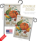 Suzani Give Thanks - Thanksgiving Fall Vertical Impressions Decorative Flags HG113072 Made In USA