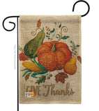 Suzani Give Thanks - Thanksgiving Fall Vertical Impressions Decorative Flags HG113072 Made In USA