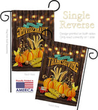 Thanksgiving Wish - Thanksgiving Fall Vertical Impressions Decorative Flags HG113084 Made In USA