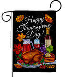 Thanksgiving Dinner - Thanksgiving Fall Vertical Impressions Decorative Flags HG113104 Made In USA