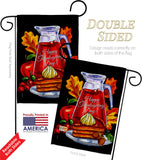 Thanksgiving Pie - Thanksgiving Fall Vertical Impressions Decorative Flags HG113105 Made In USA