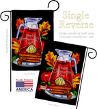 Thanksgiving Pie - Thanksgiving Fall Vertical Impressions Decorative Flags HG113105 Made In USA