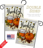 Thankful - Thanksgiving Fall Vertical Impressions Decorative Flags HG113107 Made In USA