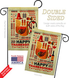 Ready For Thanksgiving - Thanksgiving Fall Vertical Impressions Decorative Flags HG120006 Made In USA