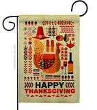 Ready For Thanksgiving - Thanksgiving Fall Vertical Impressions Decorative Flags HG120006 Made In USA