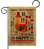 Ready For Thanksgiving - Thanksgiving Fall Vertical Impressions Decorative Flags HG120006 Made In USA