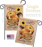 Happy Thanksgiving Feast - Thanksgiving Fall Vertical Impressions Decorative Flags HG137076 Made In USA