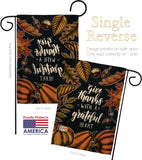 Grateful Heart - Thanksgiving Fall Vertical Impressions Decorative Flags HG137284 Made In USA