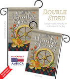 Thanksgiving Fall - Thanksgiving Fall Vertical Impressions Decorative Flags HG137287 Made In USA