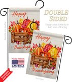 Thanksgiving Pumpkin - Thanksgiving Fall Vertical Impressions Decorative Flags HG137303 Made In USA