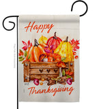 Thanksgiving Pumpkin - Thanksgiving Fall Vertical Impressions Decorative Flags HG137303 Made In USA