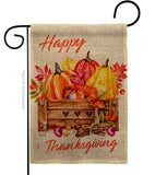 Thanksgiving Pumpkin - Thanksgiving Fall Vertical Impressions Decorative Flags HG137303 Made In USA