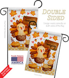 Sweet Turkey - Thanksgiving Fall Vertical Impressions Decorative Flags HG137630 Made In USA