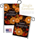 Thanksgiving Leaves - Thanksgiving Fall Vertical Impressions Decorative Flags HG192256 Made In USA