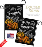 Suzani Thanksgiving - Thanksgiving Fall Vertical Impressions Decorative Flags HG192258 Made In USA