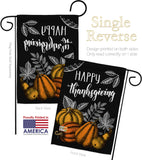 Suzani Thanksgiving - Thanksgiving Fall Vertical Impressions Decorative Flags HG192258 Made In USA