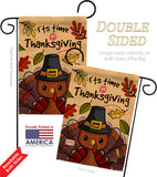 It's Thanksgiving - Thanksgiving Fall Vertical Impressions Decorative Flags HG192288 Made In USA