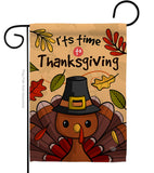 It's Thanksgiving - Thanksgiving Fall Vertical Impressions Decorative Flags HG192288 Made In USA