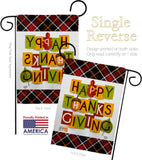 Thanksgiving - Thanksgiving Fall Vertical Impressions Decorative Flags HG192632 Made In USA