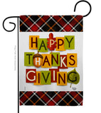 Thanksgiving - Thanksgiving Fall Vertical Impressions Decorative Flags HG192632 Made In USA