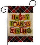 Thanksgiving - Thanksgiving Fall Vertical Impressions Decorative Flags HG192632 Made In USA