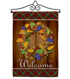 Fall Wreath - Thanksgiving Fall Vertical Impressions Decorative Flags HG113036 Imported