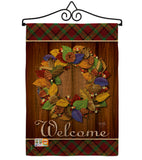 Fall Wreath - Thanksgiving Fall Vertical Impressions Decorative Flags HG113036 Imported