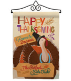 Perfect Side Dish - Thanksgiving Fall Vertical Impressions Decorative Flags HG113058 Made In USA