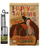 Perfect Side Dish - Thanksgiving Fall Vertical Impressions Decorative Flags HG113058 Made In USA