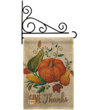 Suzani Give Thanks - Thanksgiving Fall Vertical Impressions Decorative Flags HG113072 Made In USA