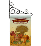 Thanksgiving Holiday - Thanksgiving Fall Vertical Impressions Decorative Flags HG113083 Made In USA