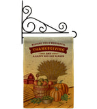 Thanksgiving Holiday - Thanksgiving Fall Vertical Impressions Decorative Flags HG113083 Made In USA