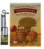 Thanksgiving Holiday - Thanksgiving Fall Vertical Impressions Decorative Flags HG113083 Made In USA